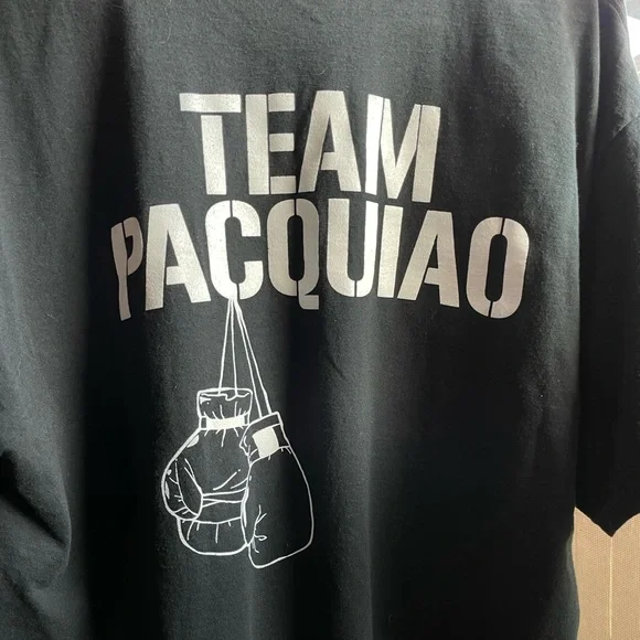 Team Manny Pacquiao run Floyd boxing tee - Picture 12 of 12